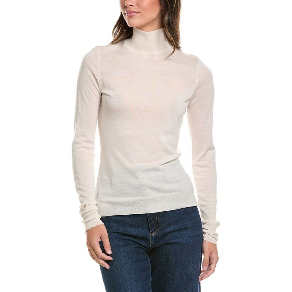 Frame Denim Womens  The Slim Turtleneck Wool Sweater